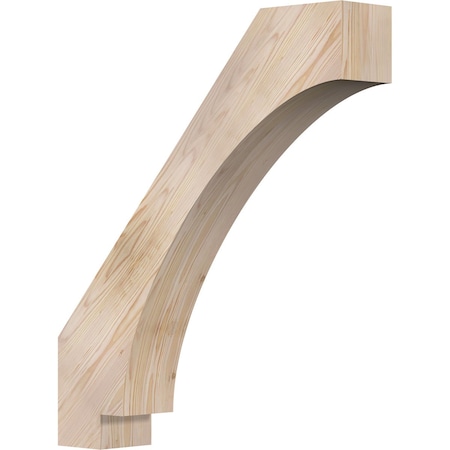 Ekena Millwork 5 1/2"W x 28"D x 32"H Imperial Smooth Knee Brace, Douglas Fir BRC06X28X32IMP00SDF